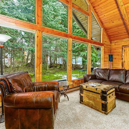 Alpine Meadows Log Cabin Girdwood Dış mekan fotoğraf