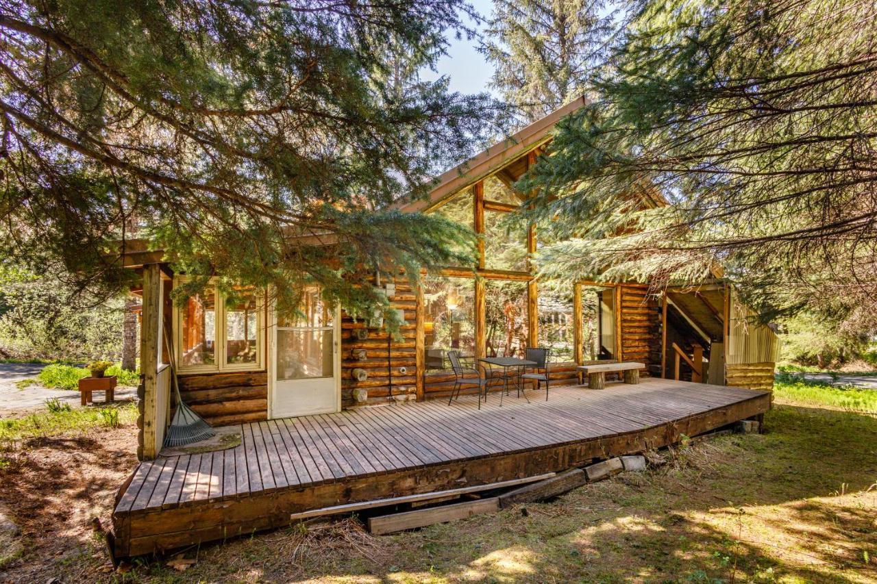 Alpine Meadows Log Cabin Girdwood Dış mekan fotoğraf