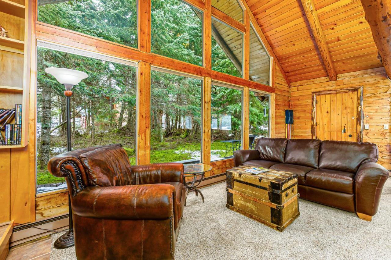 Alpine Meadows Log Cabin Girdwood Dış mekan fotoğraf